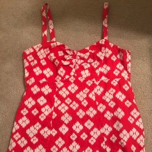 Red Patagonia tank top